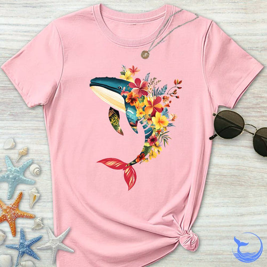 Floral Whale Women's T-Shirt