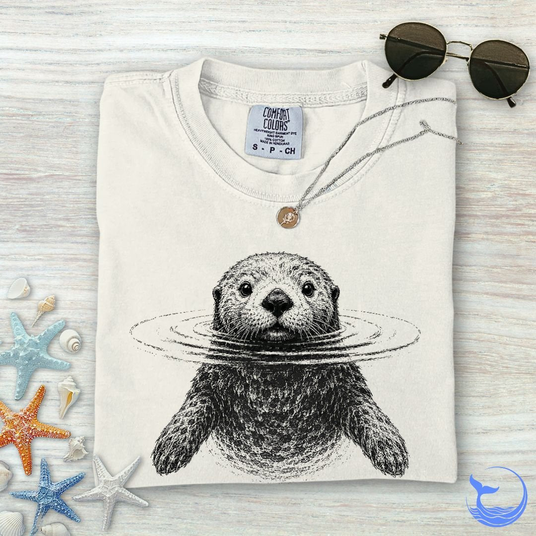 Curious Otter Comfort Colors T-Shirt