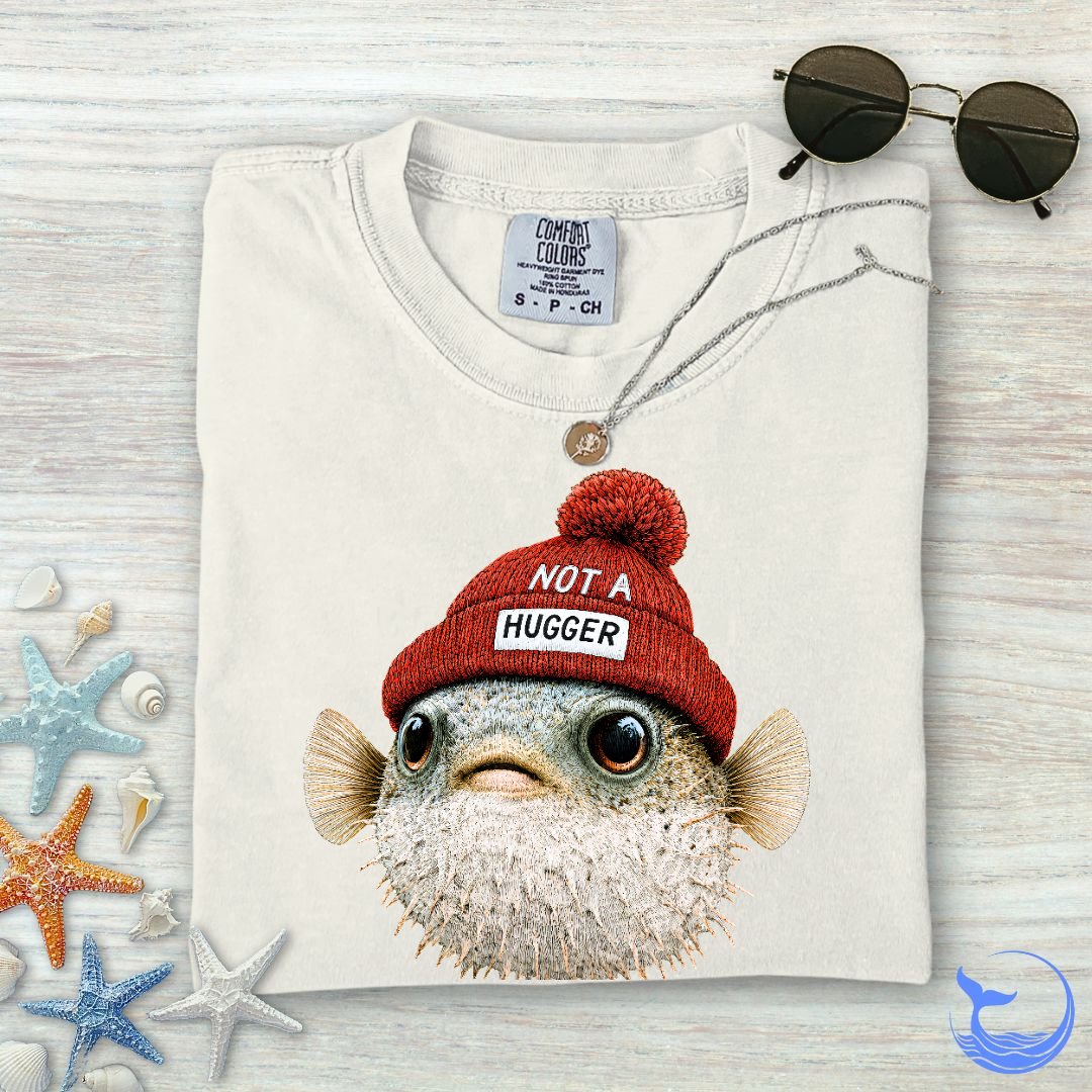 Hugger Pufferfish Comfort Colors T-Shirt