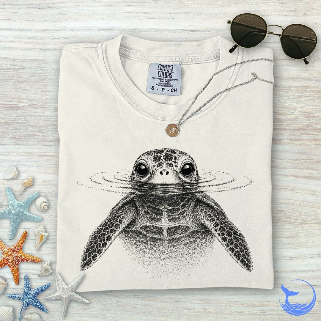 Curious Turtle Comfort Colors T-Shirt