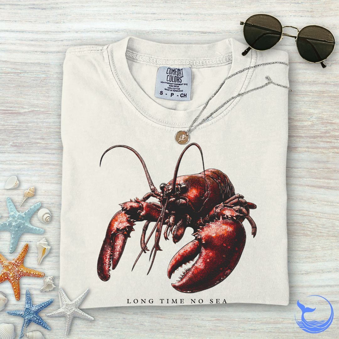 Long Time No Sea Lobster Comfort Colors T-Shirt