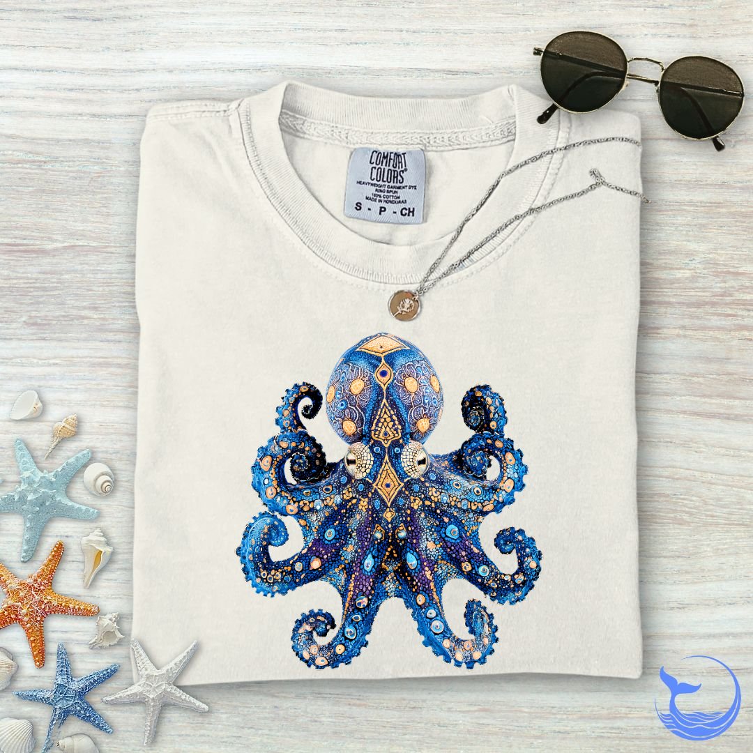 Blue-Ringed Octopus Comfort Colors T-Shirt