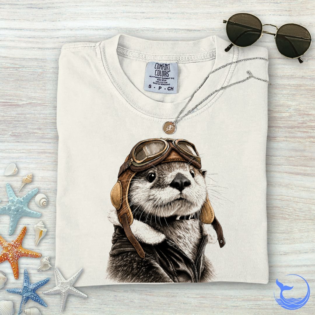 Aviator Otter Comfort Colors T-Shirt