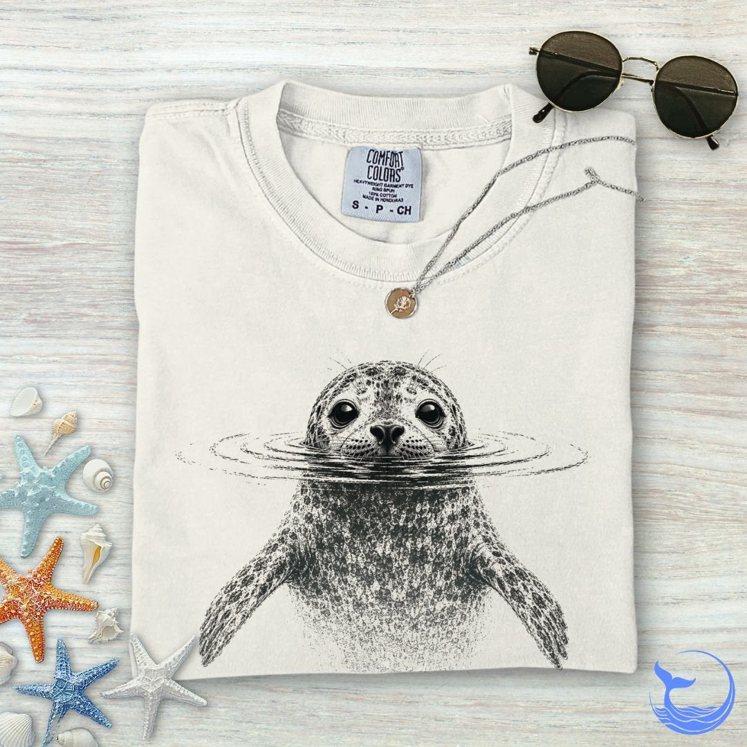Swimming Seal Comfort Colors T-Shirt