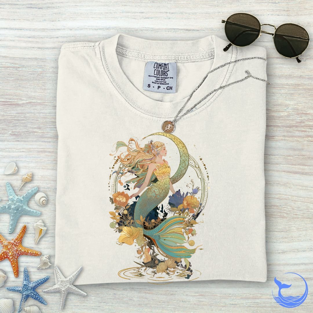 Whimsical Mermaid Comfort Colors T-Shirt