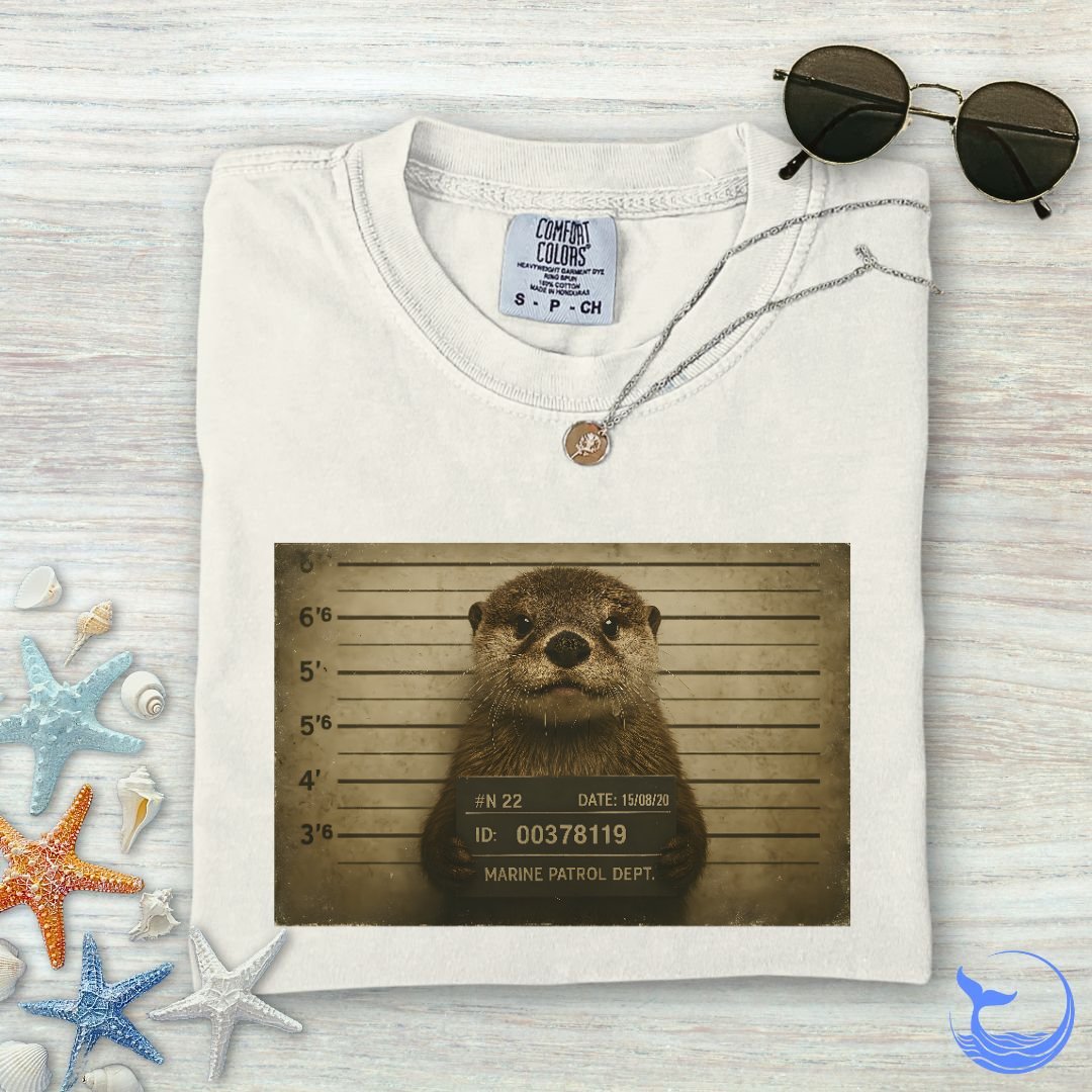 Otter Mugshot Comfort Colors T-Shirt
