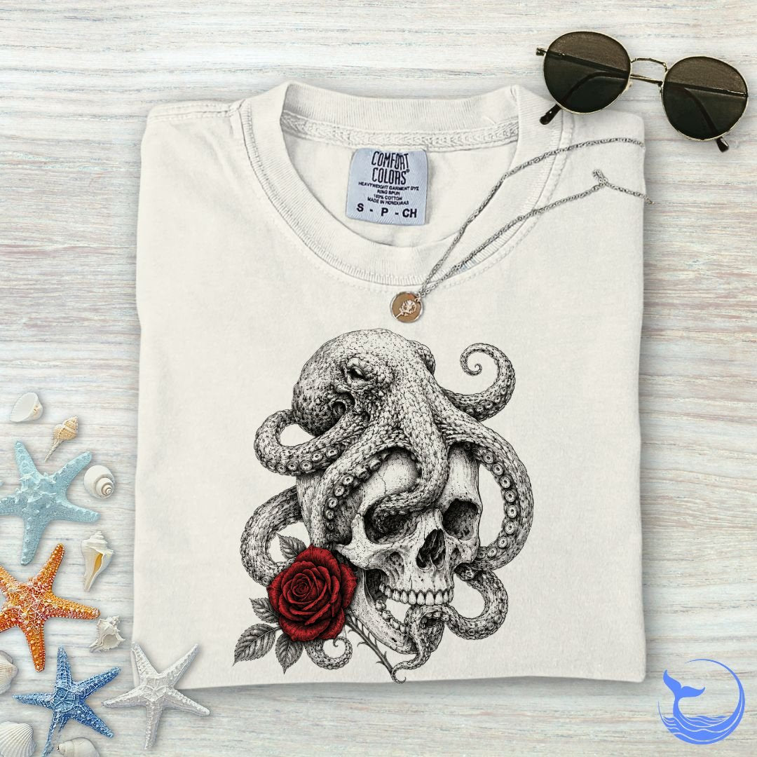 The Last Rose, Octopus Comfort Colors T-Shirt