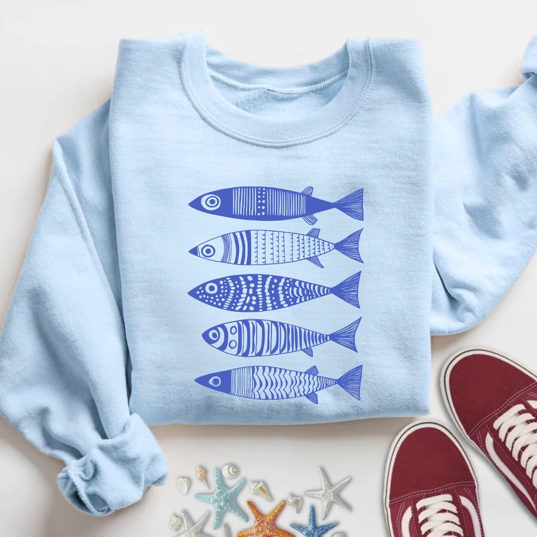 Blue Sardines Sweatshirt