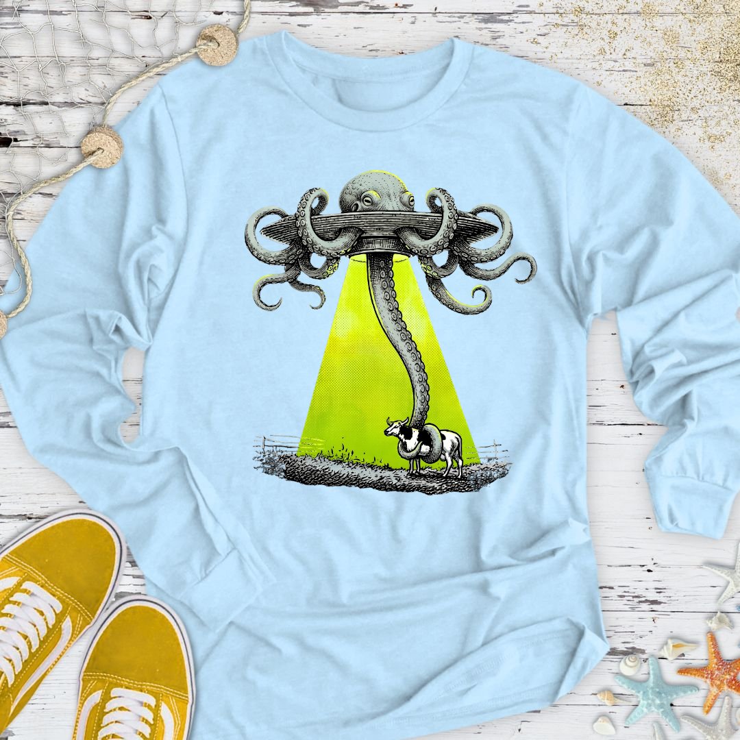 Alien Octopus Long Sleeve Tee