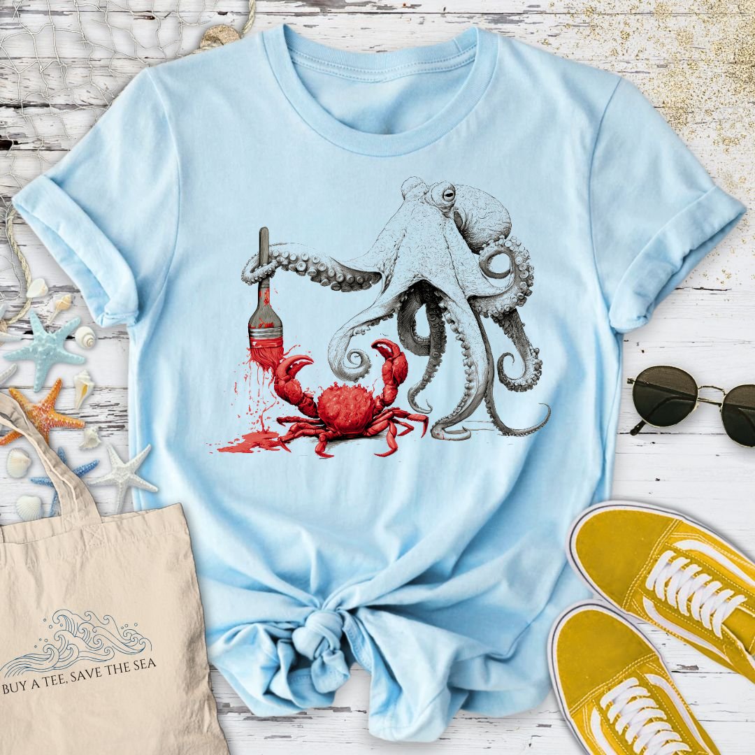 Off To Paint Stuff, Octopus T-Shirt