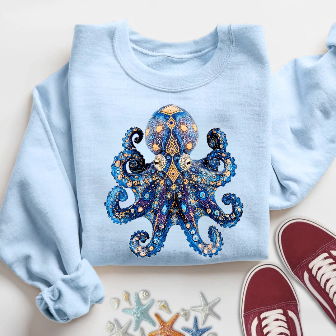 Blue-Ringed Octopus Sweatshirt