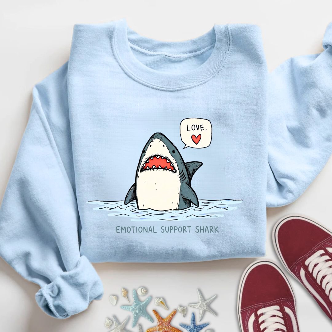 Emotional Support Shark Sweatshirt