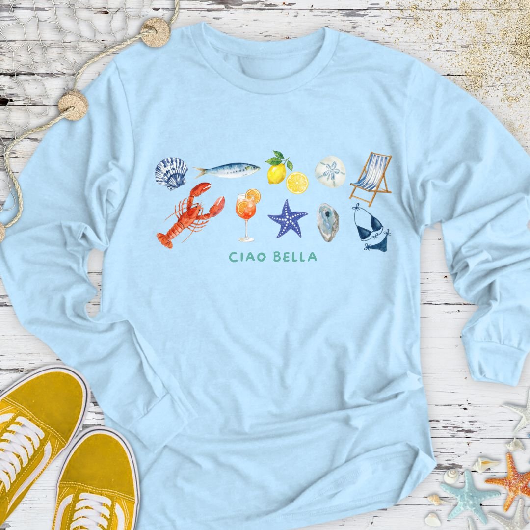 Italian Summer Long Sleeve Tee