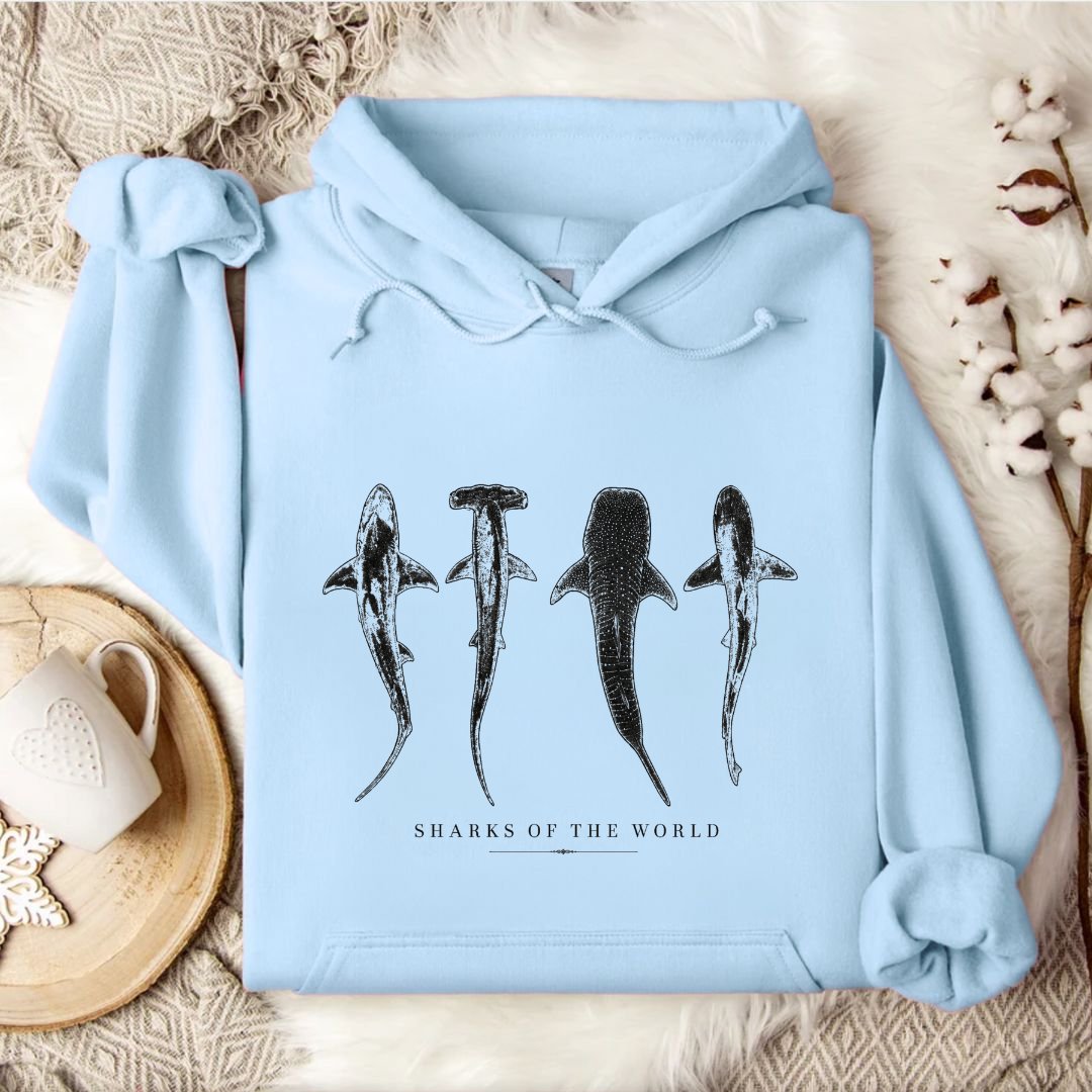 Sharks Of The World Hoodie