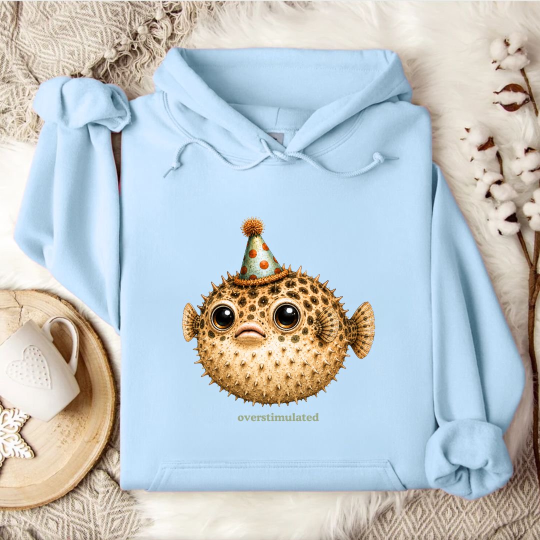 Overstimulated Pufferfish Hoodie