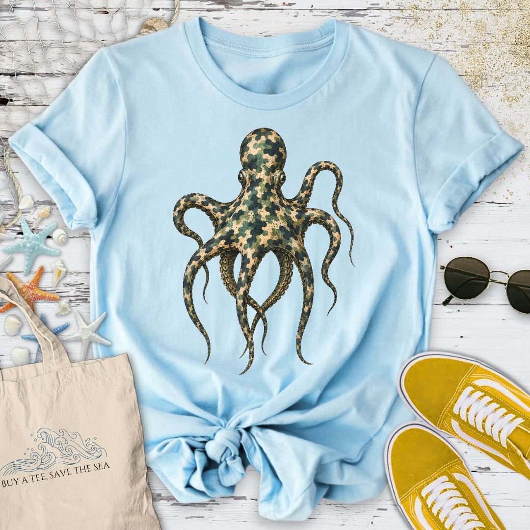 Camo Octopus T-Shirt