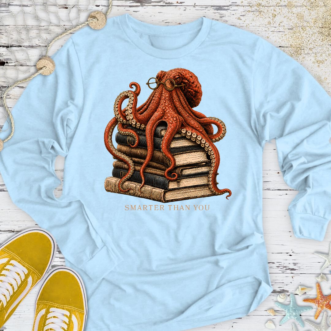 Smarter Than You, Octopus Long Sleeve Tee