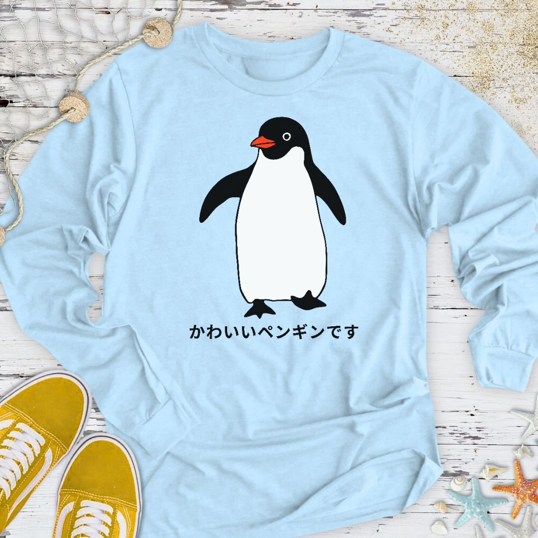 Cute Penguin Long Sleeve Tee