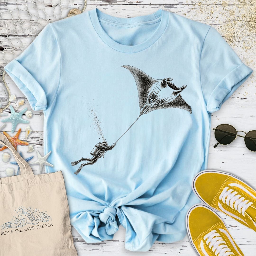 Flowing With A Manta T-Shirt