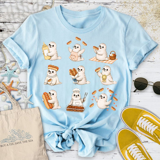 Hot Dog Seal T-Shirt