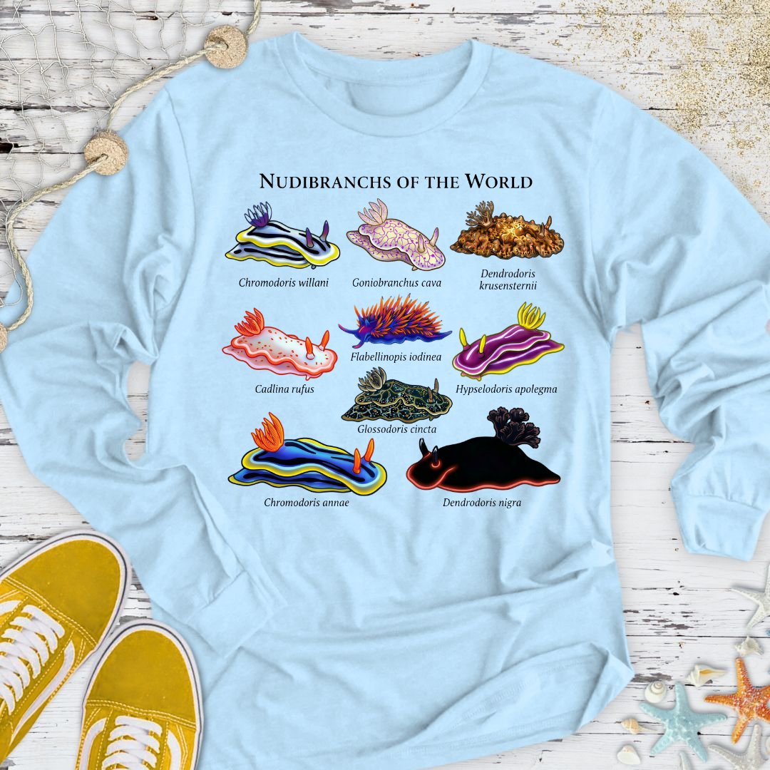 Nudibranchs Of The World Long Sleeve Tee