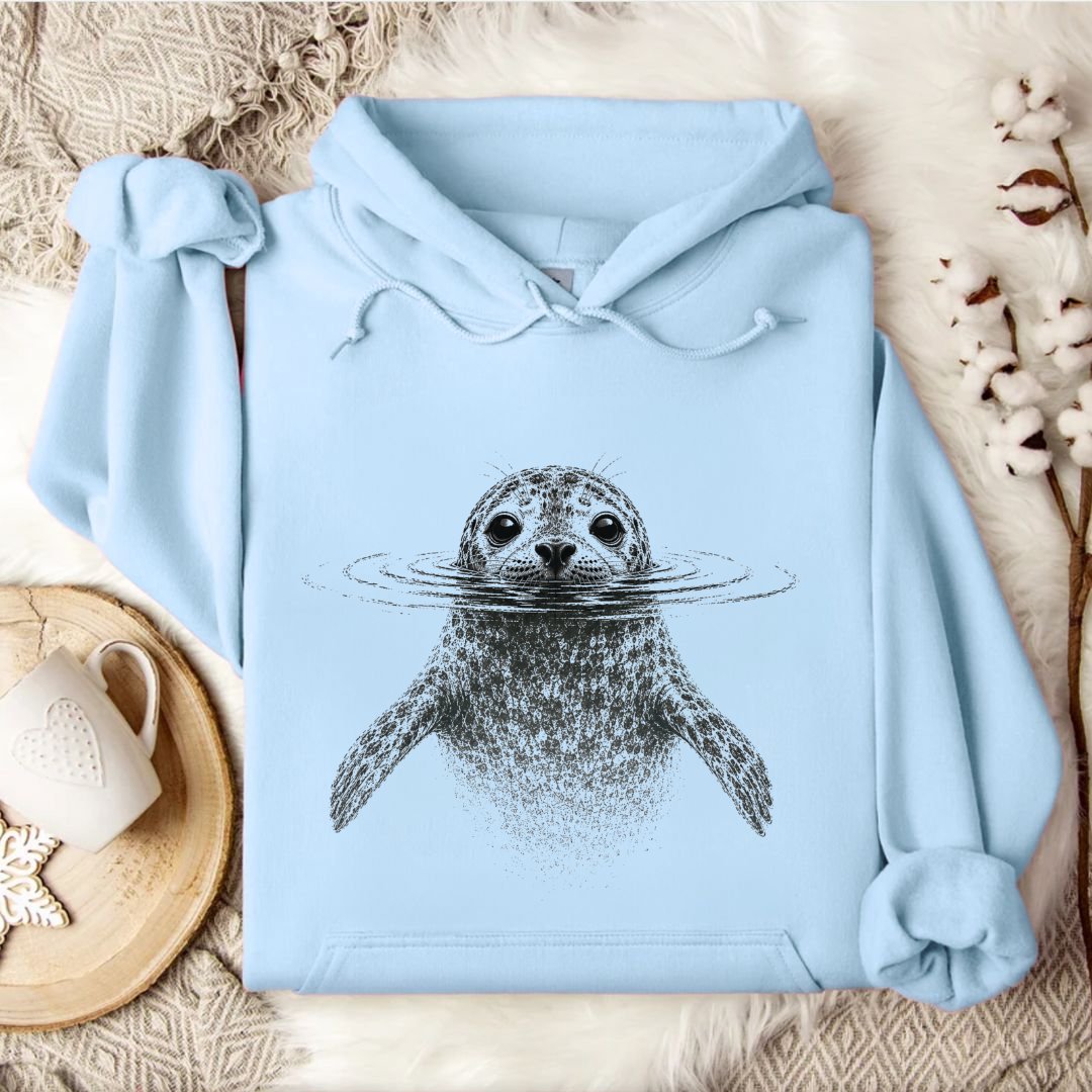 Swimming Seal Hoodie