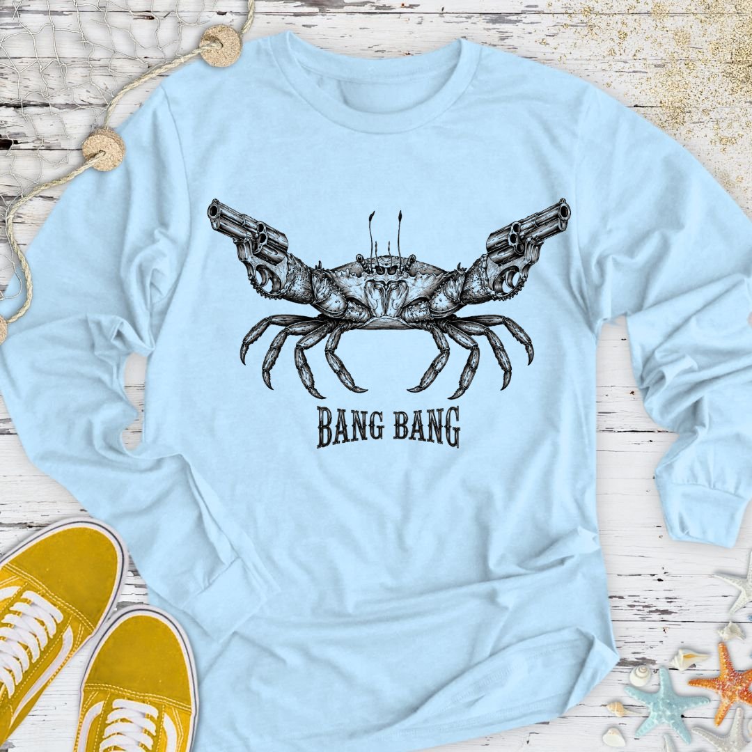 Bang Bang Crab Long Sleeve Tee