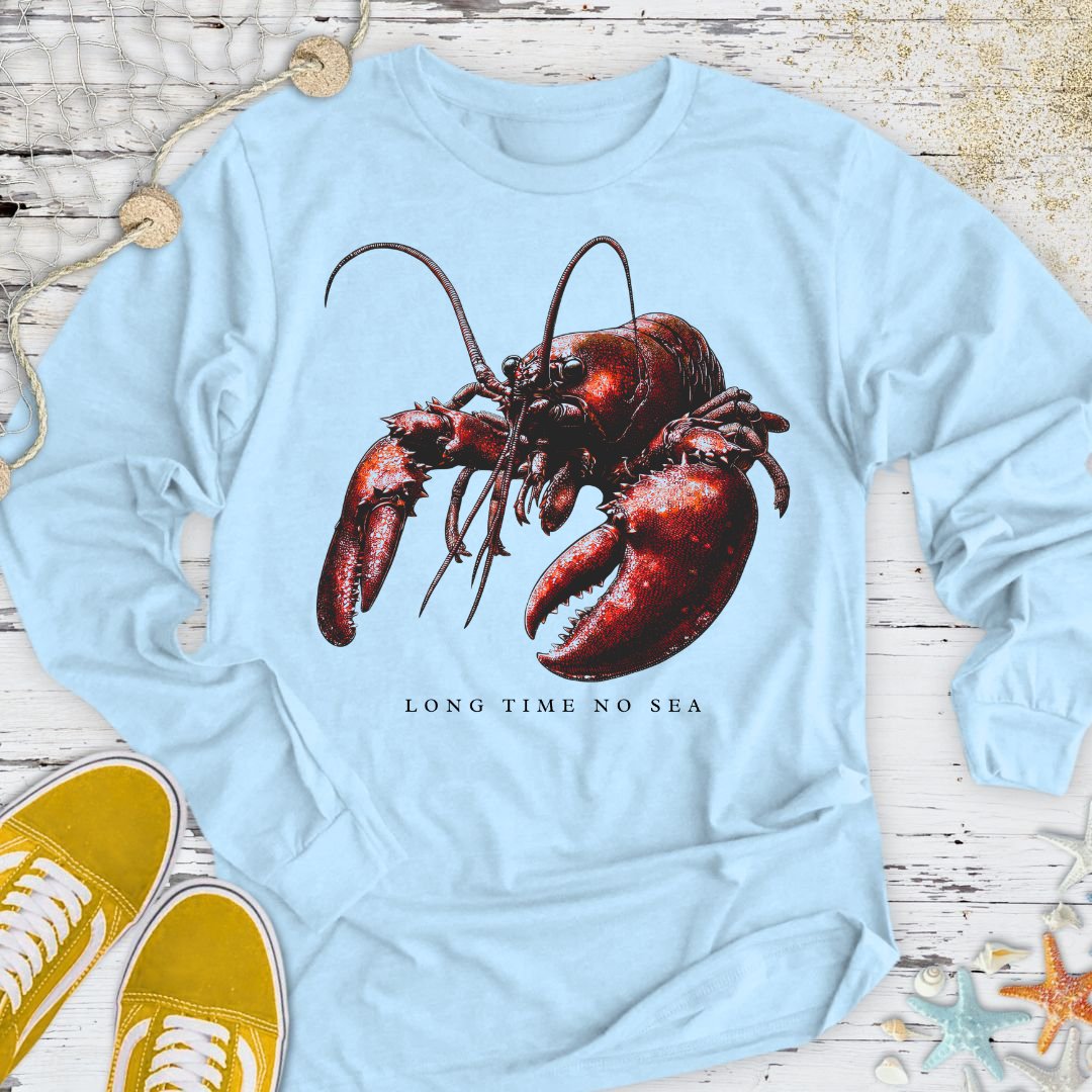 Long Time No Sea Lobster Long Sleeve Tee