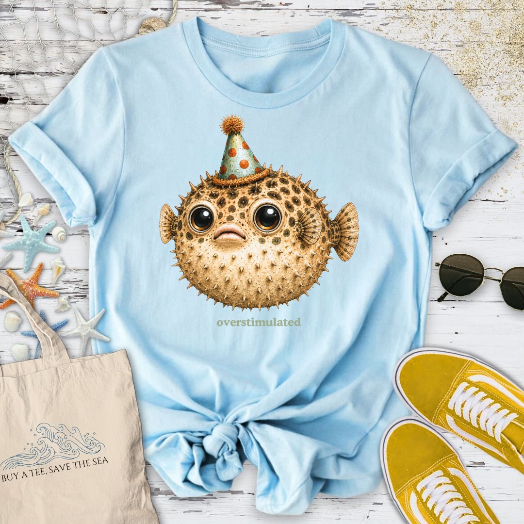 Overstimulated Pufferfish T-Shirt