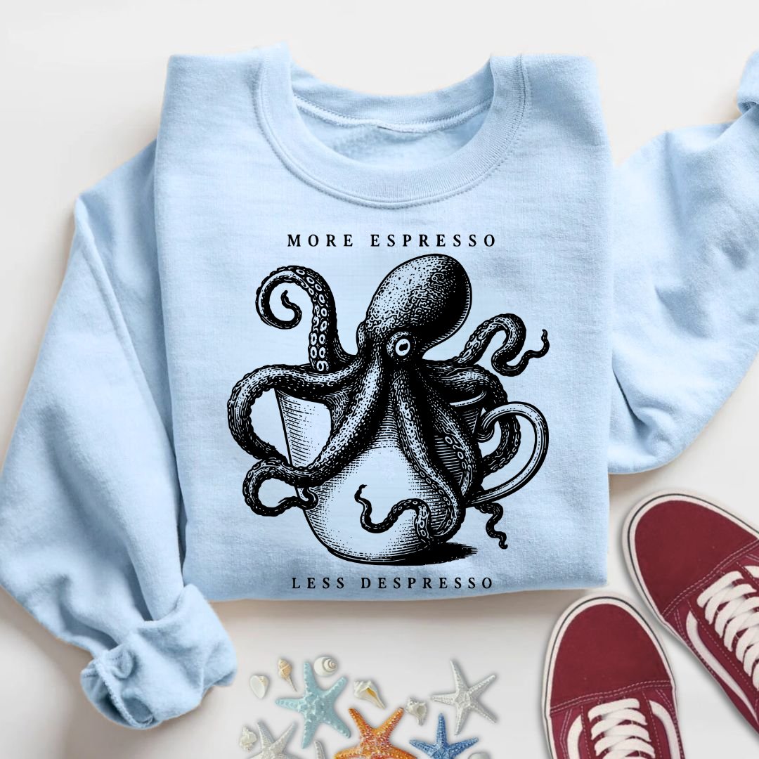 Espresso Octopus Sweatshirt