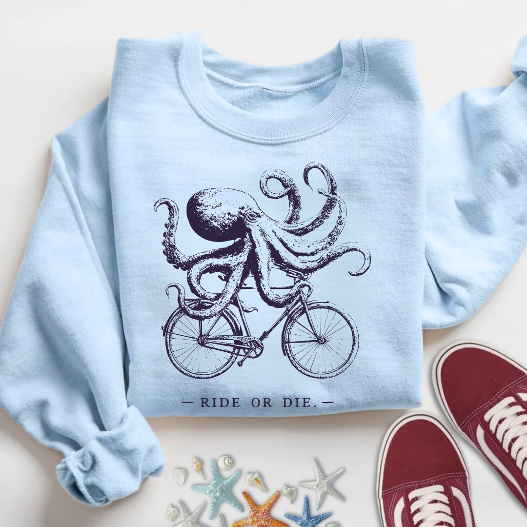 Ride Or Die, Octopus Sweatshirt