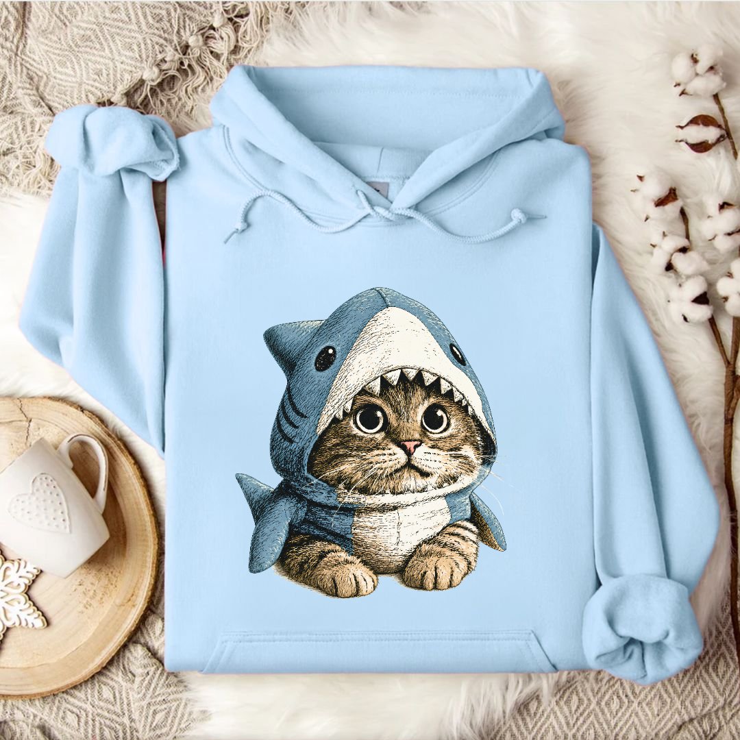 I'm A Real Shark, Cat Hoodie