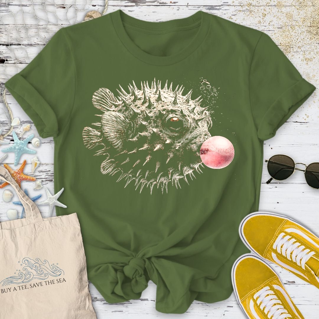 Bubblegum Pufferfish T-Shirt