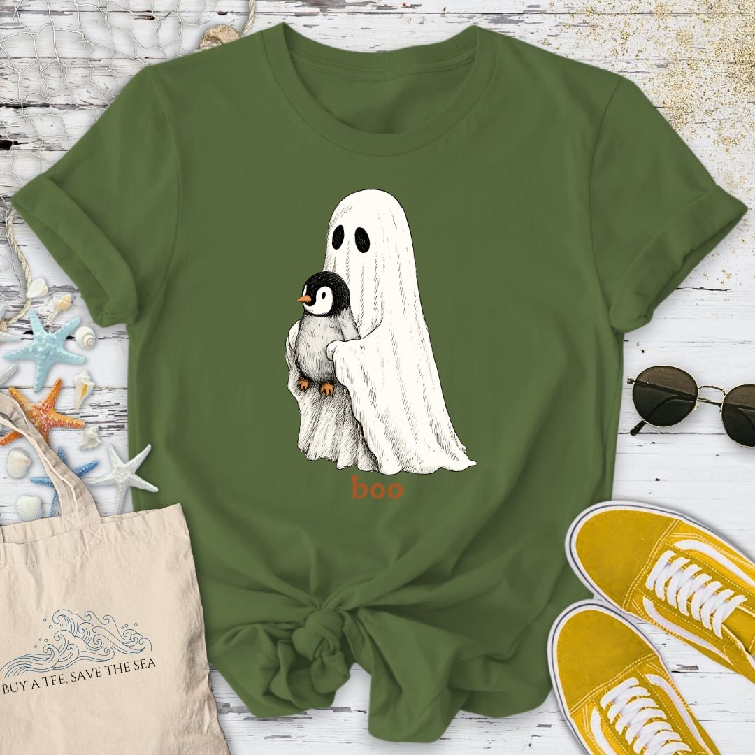 Boo, Ghost & Penguin T-Shirt