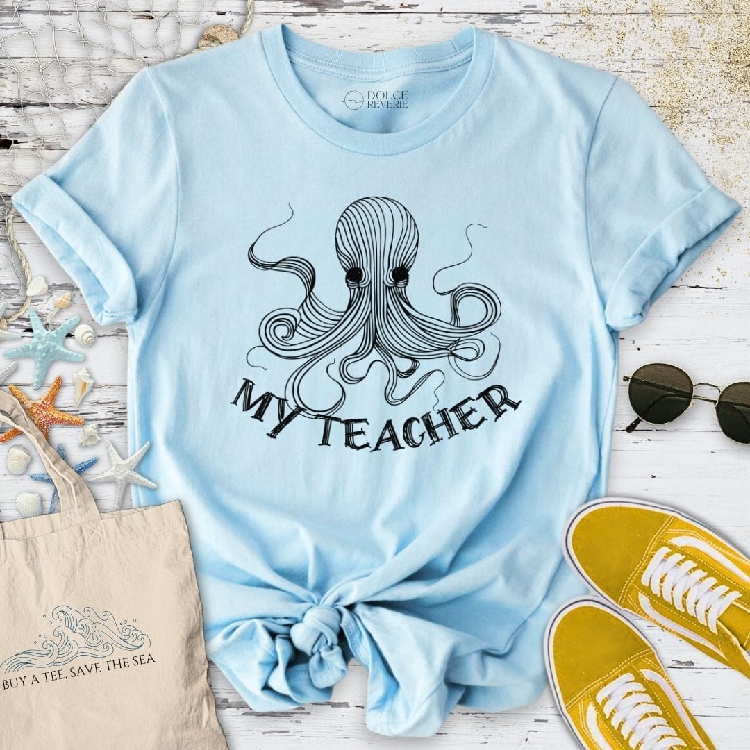 My Octopus Teacher T-Shirt Light Blue / S