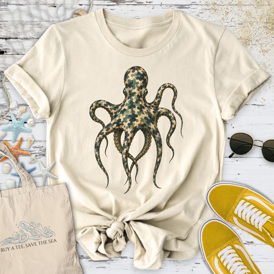 Camo Octopus T-Shirt