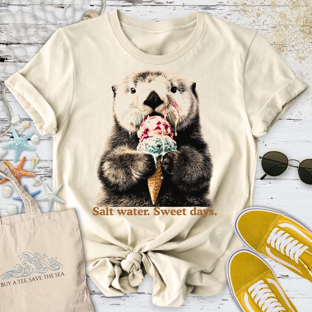 Salt Water Sweet Days Otter T-Shirt
