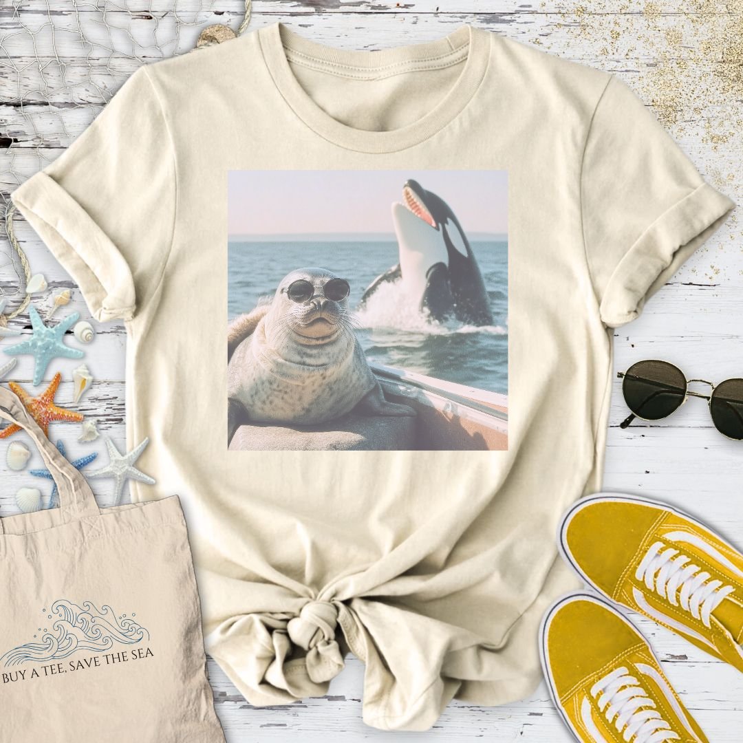 The Last Selfie, Seal & Orca T-Shirt