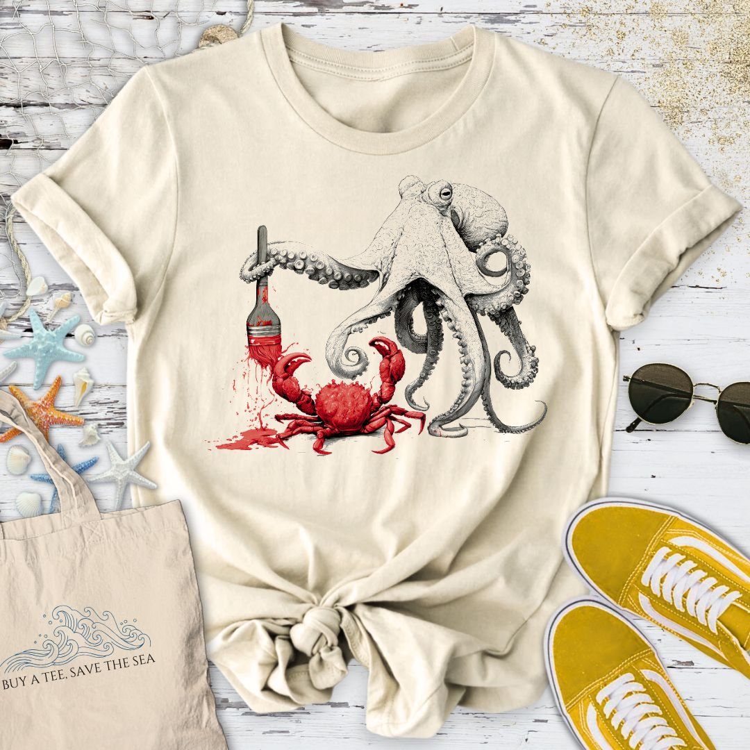 Off To Paint Stuff, Octopus T-Shirt