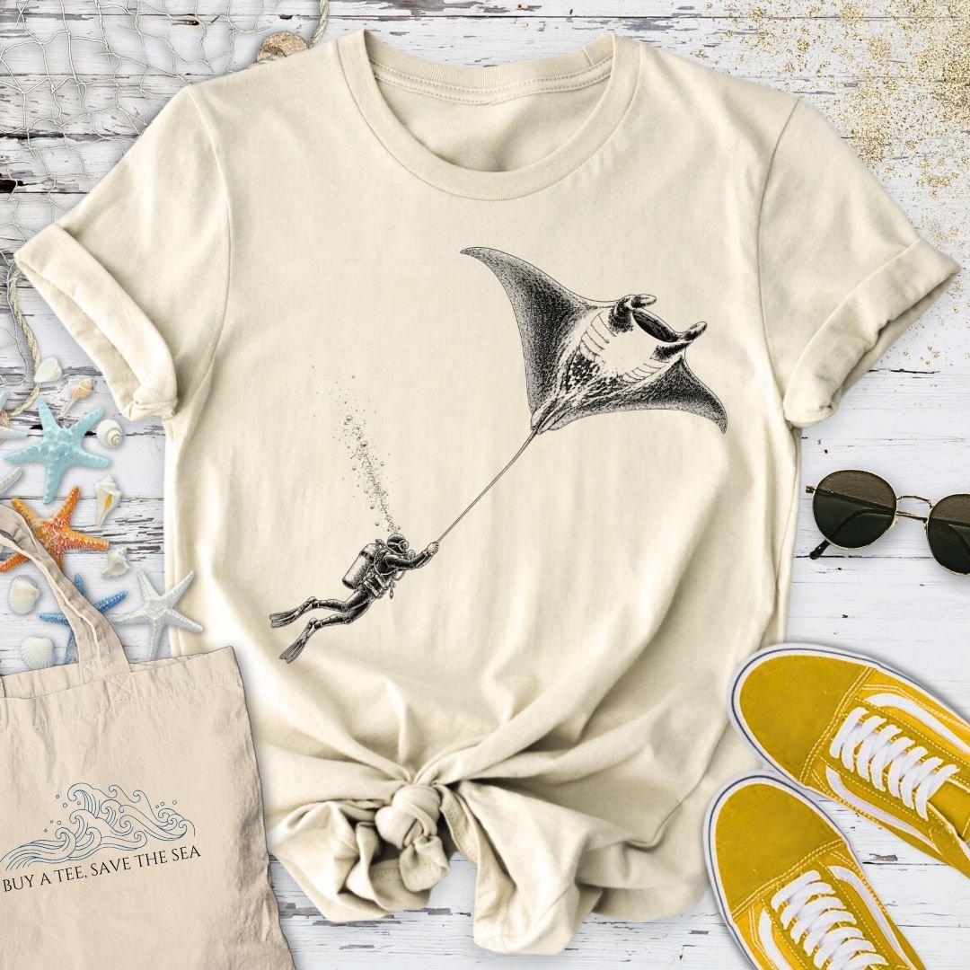 Flowing With A Manta T-Shirt