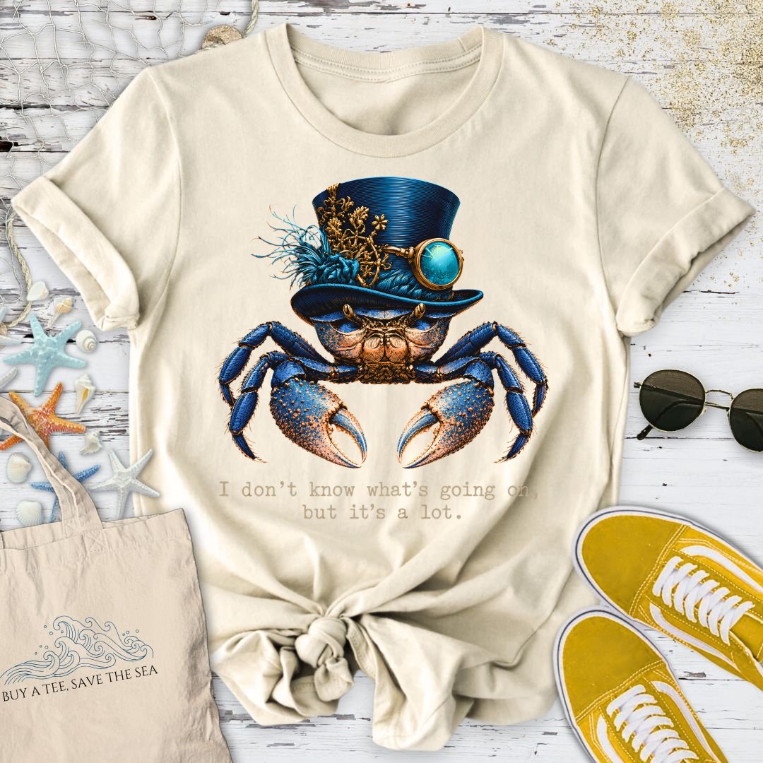 It's A Lot, Crab T-Shirt in Natural - Dolce Reverie