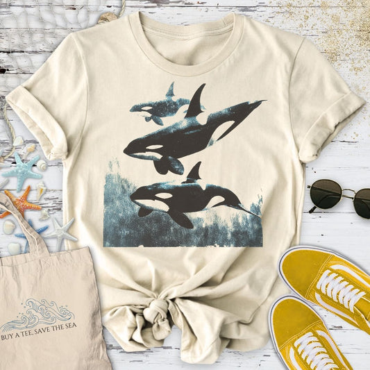 Swimming Orcas T-Shirt
