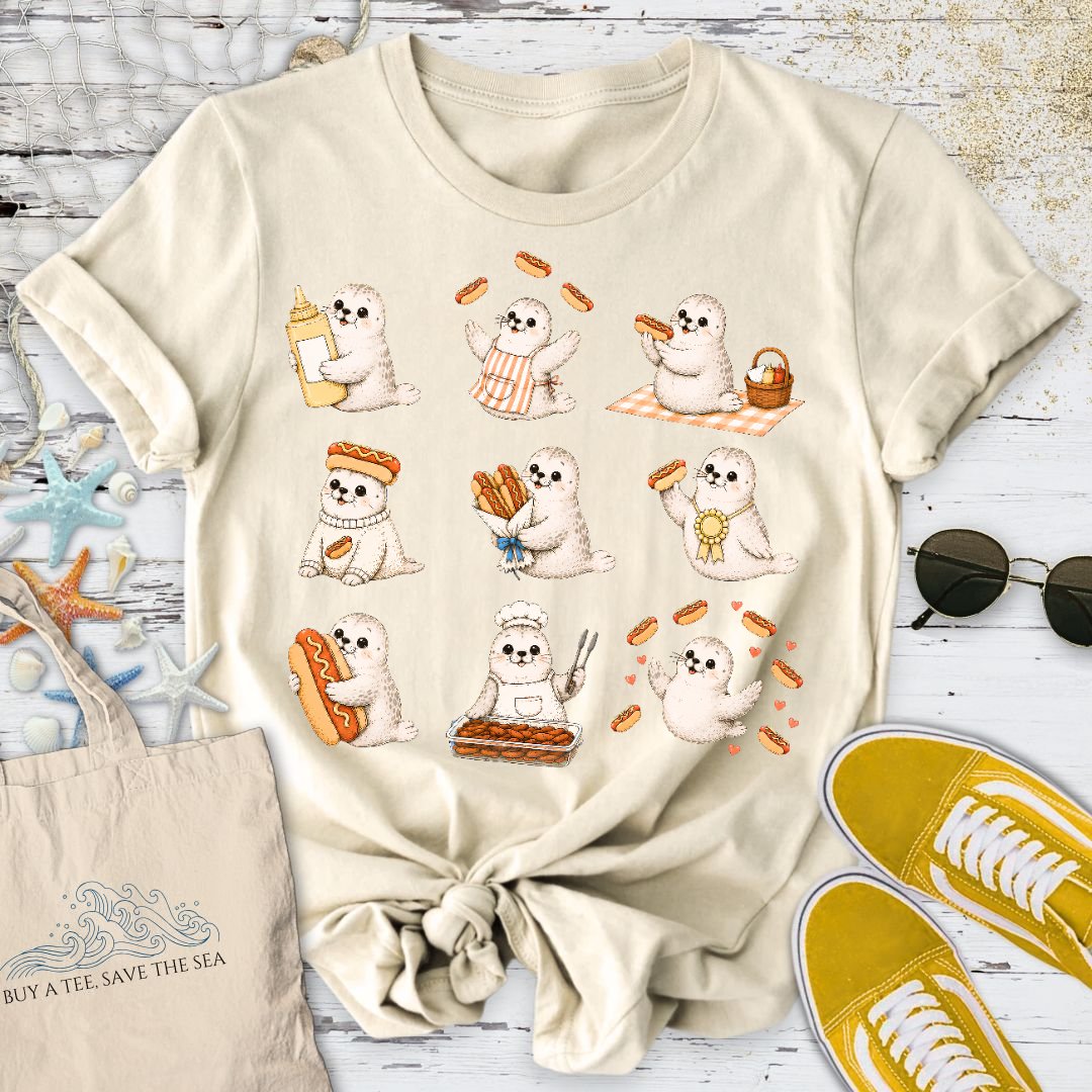 Hot Dog Seal T-Shirt