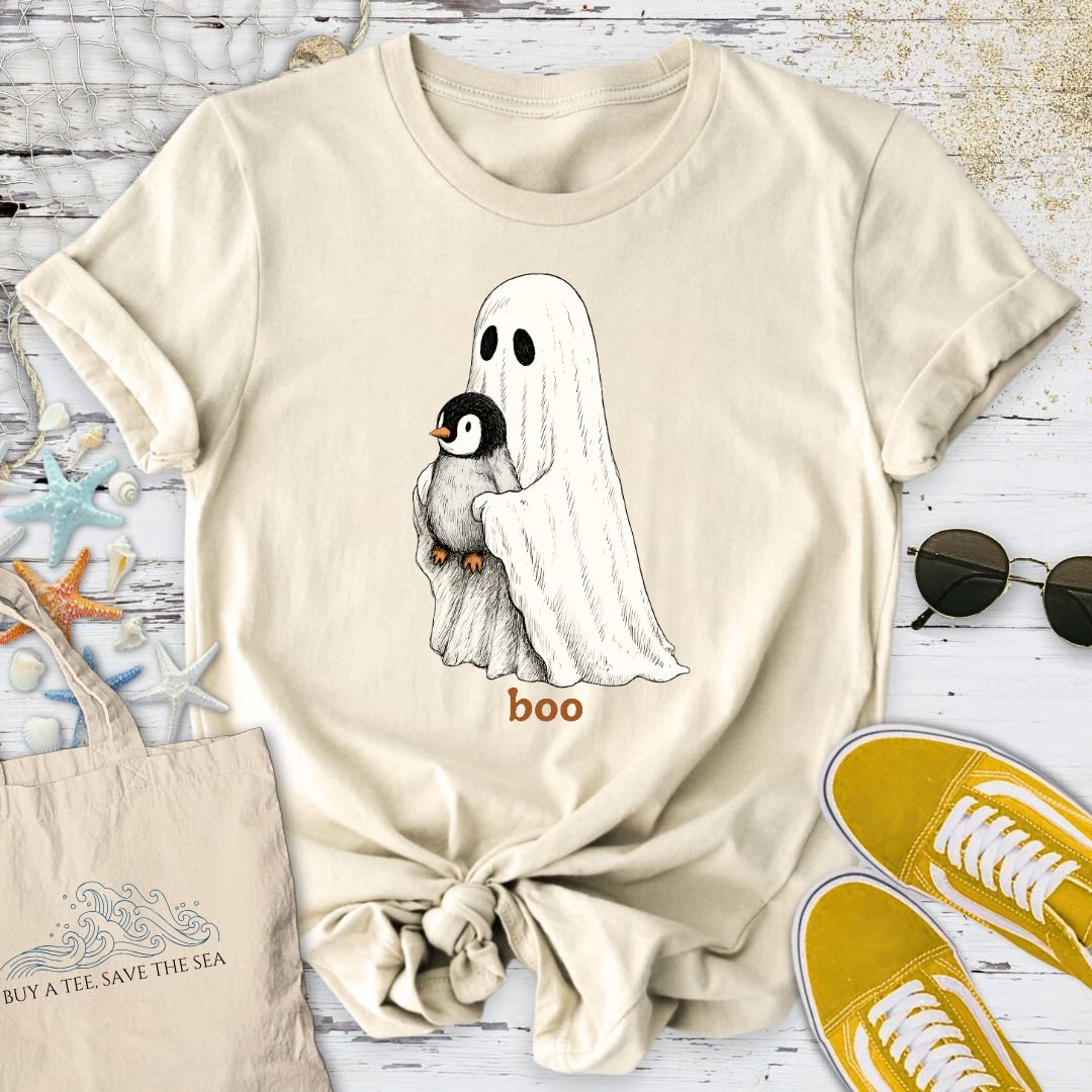 Boo, Ghost & Penguin T-Shirt