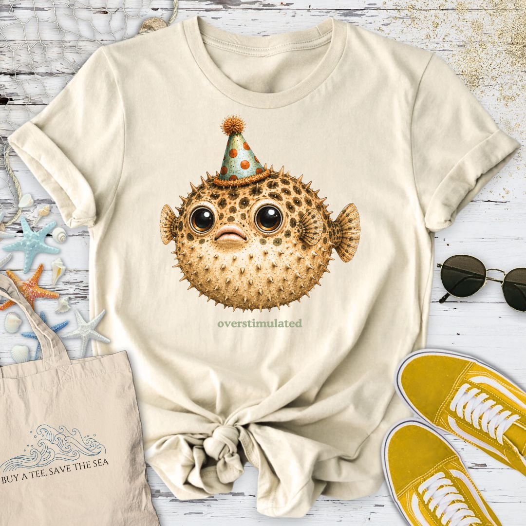 Overstimulated Pufferfish T-Shirt