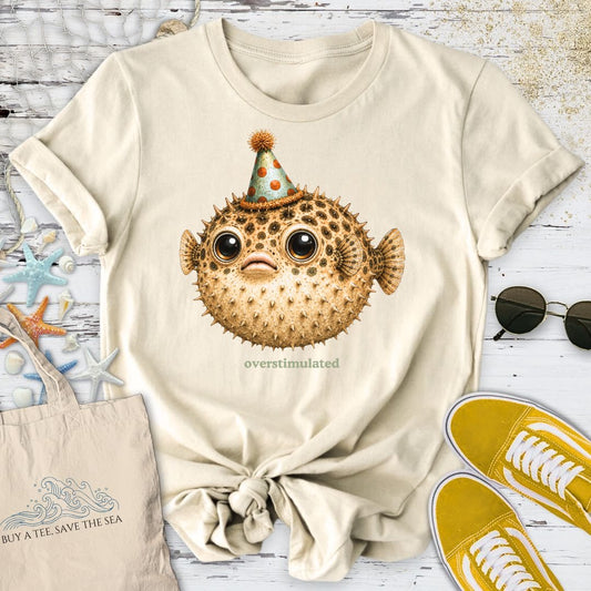 Overstimulated Pufferfish T-Shirt