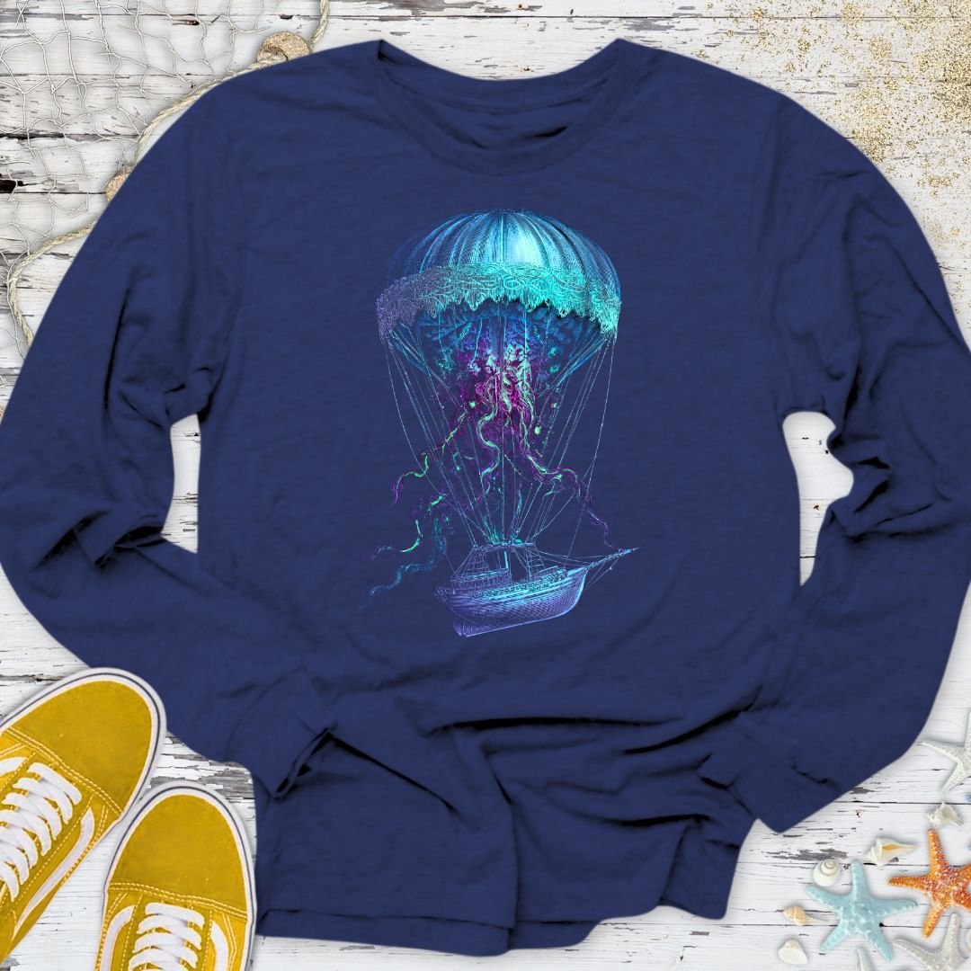 Jellyfish Air Balloon Long Sleeve Tee