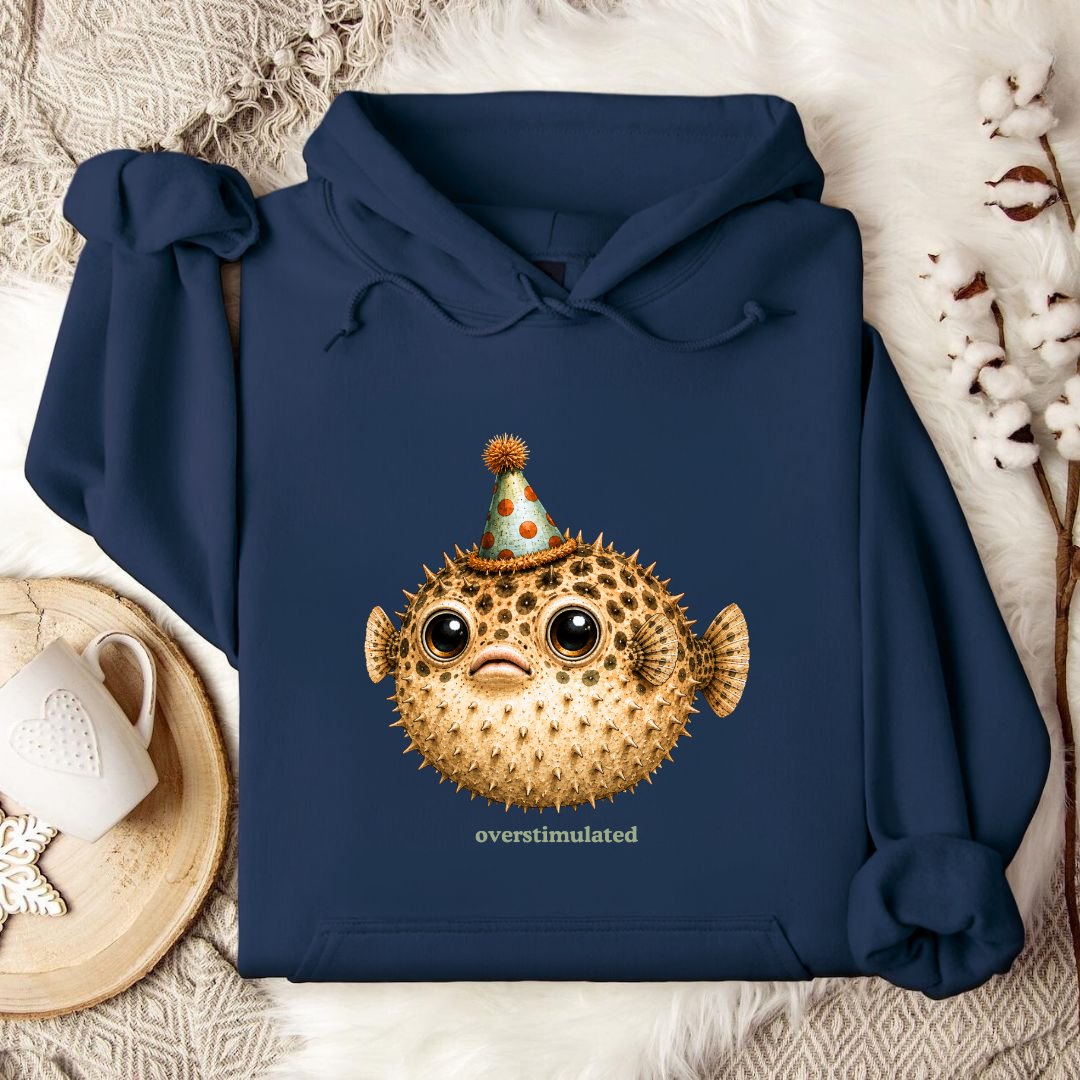 Overstimulated Pufferfish Hoodie