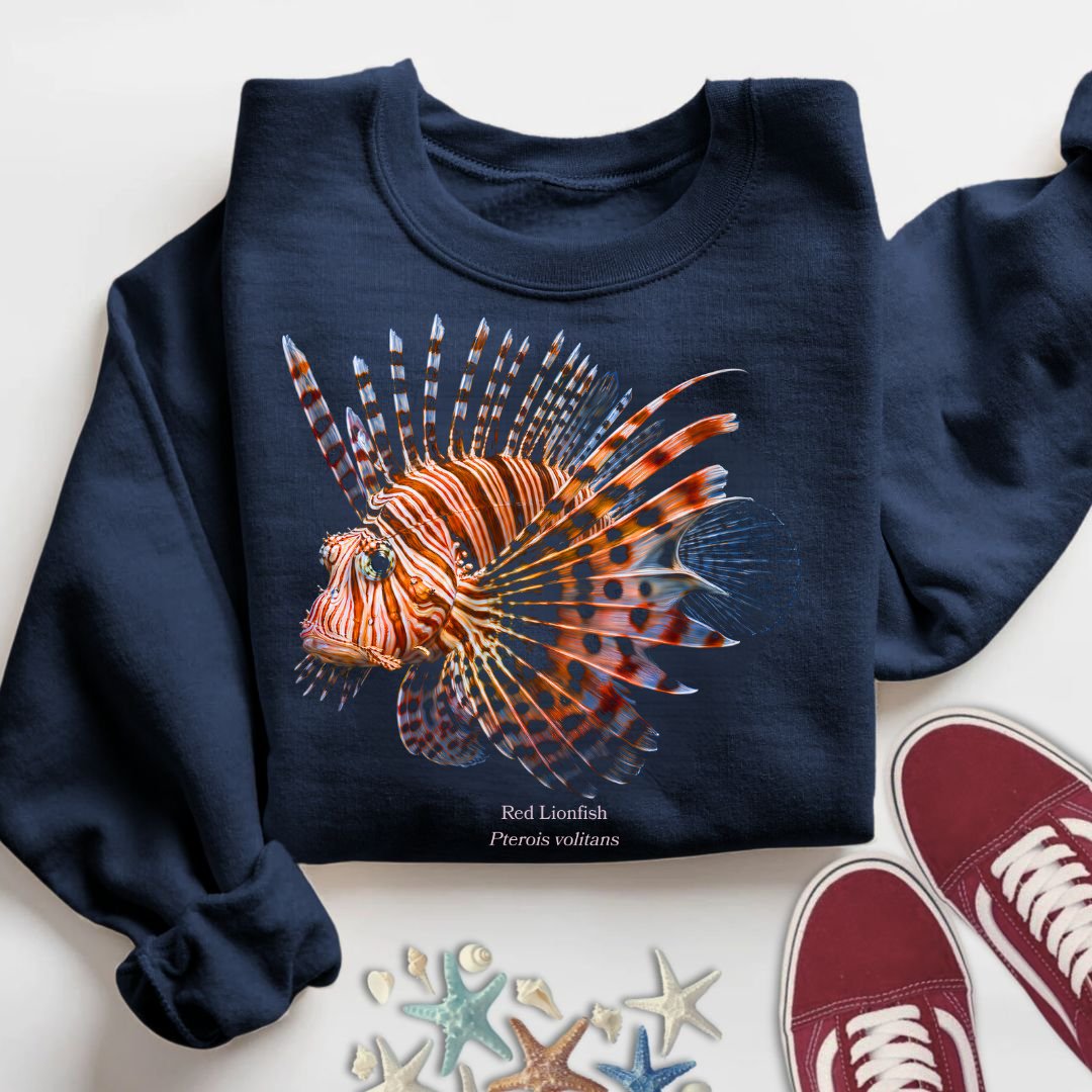 Red Lionfish Sweatshirt