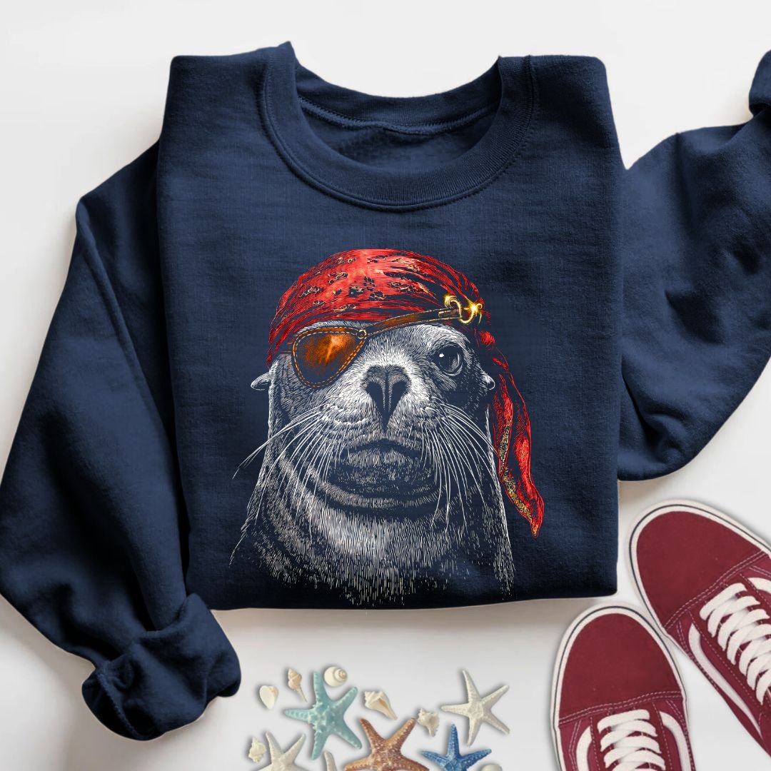 Sea Lion Pirate Sweatshirt